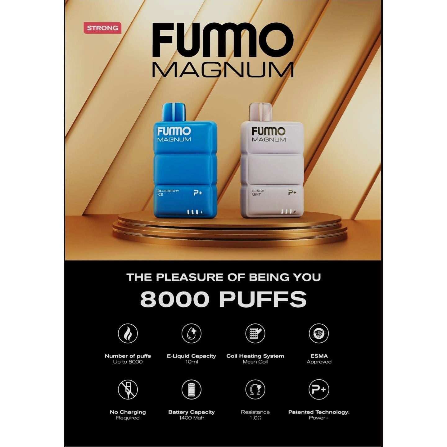 Fummo Magnum 8000 puffs Disposable Vape - Puff Dady VAPE SHOP -  - Fummo Magnum 8000 puffs Disposable Vape - Puff Dady VAPE SHOP -  - Fummo Magnum 8000 puffs RECHARGEABLE DISPOSABLE - - #tag1# - #tag2# 