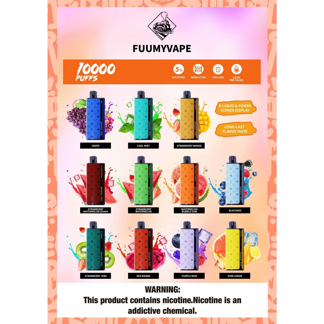 Fummy vape 10000 puff 5% rechargeable-disposable - Puff Dady VAPE SHOP - DISPOSABLE VAPES - Fummy vape 10000 puff 5% rechargeable-disposable - Puff Dady VAPE SHOP -  - Fummy vape 10000 puff 5% rechargeable-disposable - - #tag1# - #tag2# 