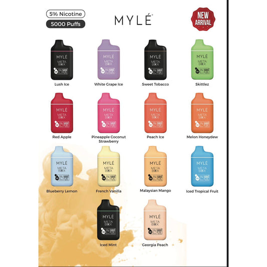 Myle Meta Box 5000 puff Rechargeable - Disposable - Puff Dady VAPE SHOP - DISPOSABLE VAPES - Myle Meta Box 5000 puff Rechargeable - Disposable - Puff Dady VAPE SHOP -  - Myle Meta Box 5000 puff Rechargeable - Disposable - - #tag1# - #tag2# 