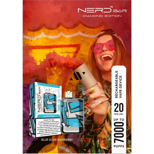NERD Bar 7000 Puffs Diamond Edition Disposable Vape (2% Nicotine) - Puff Dady VAPE SHOP - DISPOSABLE VAPES - NERD Bar 7000 Puffs Diamond Edition Disposable Vape (2% Nicotine) - Puff Dady VAPE SHOP -  - NERD Bar 7000 Puffs Diamond Edition Disposable Vape 2% Nicotine - - #tag1# - #tag2# 