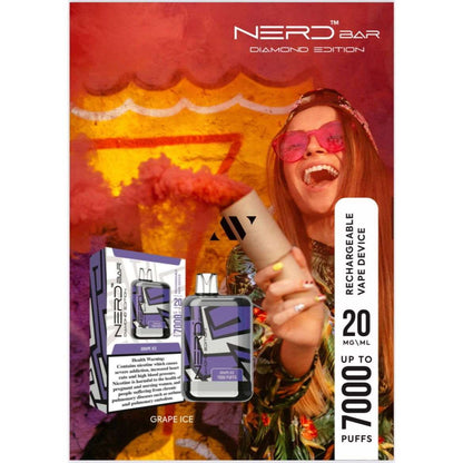 NERD Bar 7000 Puffs Diamond Edition Disposable Vape (2% Nicotine) - Puff Dady VAPE SHOP -  - NERD Bar 7000 Puffs Diamond Edition Disposable Vape (2% Nicotine) - Puff Dady VAPE SHOP -  - NERD Bar 7000 Puffs Diamond Edition Disposable Vape 2% Nicotine - - #tag1# - #tag2# 