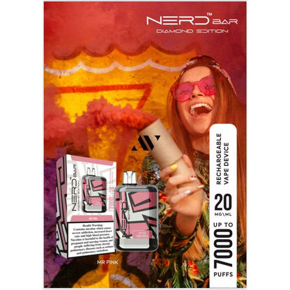 NERD Bar 7000 Puffs Diamond Edition Disposable Vape (2% Nicotine) - Puff Dady VAPE SHOP -  - NERD Bar 7000 Puffs Diamond Edition Disposable Vape (2% Nicotine) - Puff Dady VAPE SHOP -  - NERD Bar 7000 Puffs Diamond Edition Disposable Vape 2% Nicotine - - #tag1# - #tag2# 