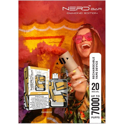 NERD Bar 7000 Puffs Diamond Edition Disposable Vape (2% Nicotine) - Puff Dady VAPE SHOP -  - NERD Bar 7000 Puffs Diamond Edition Disposable Vape (2% Nicotine) - Puff Dady VAPE SHOP -  - NERD Bar 7000 Puffs Diamond Edition Disposable Vape 2% Nicotine - - #tag1# - #tag2# 