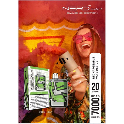 NERD Bar 7000 Puffs Diamond Edition Disposable Vape (2% Nicotine) - Puff Dady VAPE SHOP -  - NERD Bar 7000 Puffs Diamond Edition Disposable Vape (2% Nicotine) - Puff Dady VAPE SHOP -  - NERD Bar 7000 Puffs Diamond Edition Disposable Vape 2% Nicotine - - #tag1# - #tag2# 