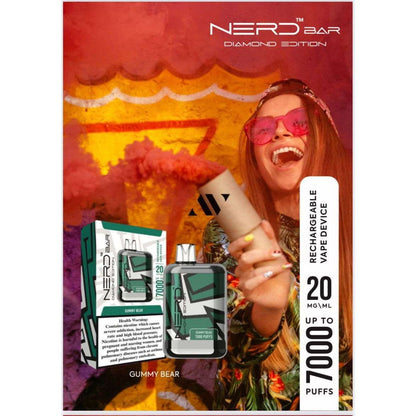 NERD Bar 7000 Puffs Diamond Edition Disposable Vape (2% Nicotine) - Puff Dady VAPE SHOP -  - NERD Bar 7000 Puffs Diamond Edition Disposable Vape (2% Nicotine) - Puff Dady VAPE SHOP -  - NERD Bar 7000 Puffs Diamond Edition Disposable Vape 2% Nicotine - - #tag1# - #tag2# 