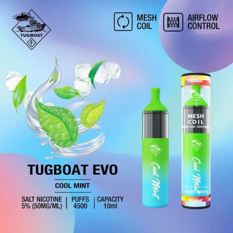 Tugboat Evo Disposable Pod 4500 Puffs (5% Nicotine) - Puff Dady VAPE SHOP -  - Tugboat Evo Disposable Pod 4500 Puffs (5% Nicotine) - Puff Dady VAPE SHOP -  - Tugboat Evo Disposable Pod 4500 Puffs 5% Nicotine - - #tag1# - #tag2# 