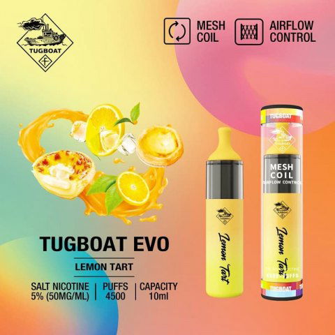 Tugboat Evo Disposable Pod 4500 Puffs (5% Nicotine) - Puff Dady VAPE SHOP -  - Tugboat Evo Disposable Pod 4500 Puffs (5% Nicotine) - Puff Dady VAPE SHOP -  - Tugboat Evo Disposable Pod 4500 Puffs 5% Nicotine - - #tag1# - #tag2# 