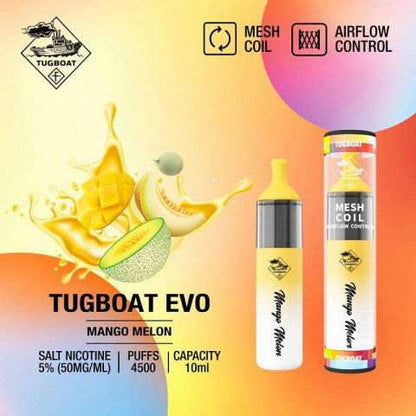 Tugboat Evo Disposable Pod 4500 Puffs (5% Nicotine) - Puff Dady VAPE SHOP -  - Tugboat Evo Disposable Pod 4500 Puffs (5% Nicotine) - Puff Dady VAPE SHOP -  - Tugboat Evo Disposable Pod 4500 Puffs 5% Nicotine - - #tag1# - #tag2# 