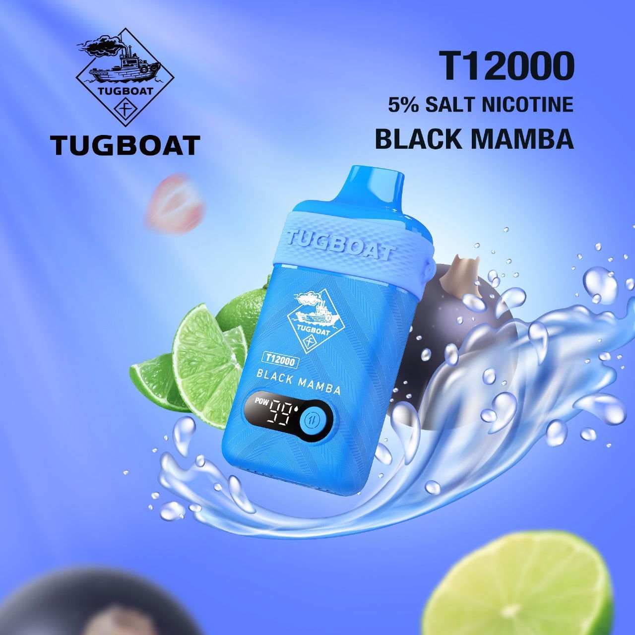 Tugboat T12000 RECHARGEABLE DISPOSABLE - Long-lasting Vape with Display Puff Dady VAPE SHOP Tugboat T12000 RECHARGEABLE DISPOSABLE - Long-lasting Vape with Display Puff Dady VAPE SHOP