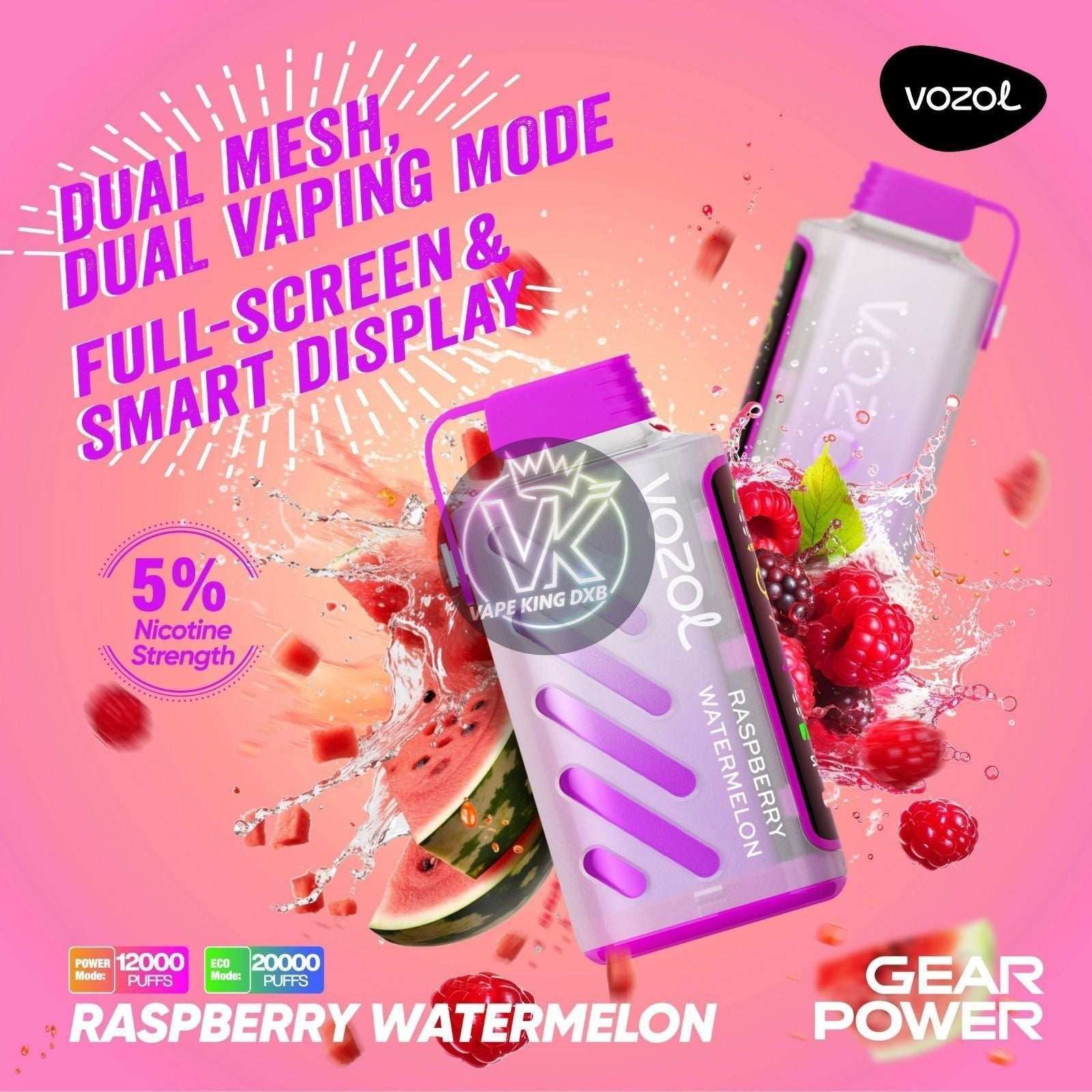 Vozol Gear Power 20000 Puffs - Long-Lasting Disposable Vape with 5% Nicotine Puff Dady VAPE SHOP Vozol Gear Power 20000 Puffs - Long-Lasting Disposable Vape with 5% Nicotine Puff Dady VAPE SHOP