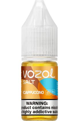 vozol salt nicotine 30ml cappuccino